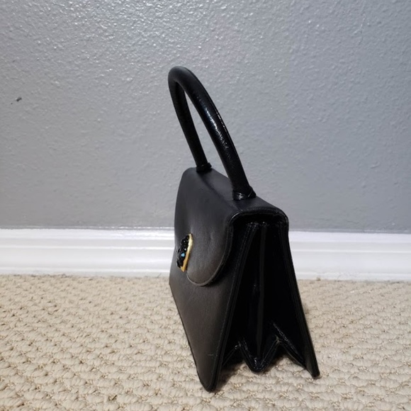 SOLD VINTAGE 1950'S Prestige Leather Box Purse - Picture 4 of 8